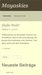 Mobile Screenshot of mayaskies.org